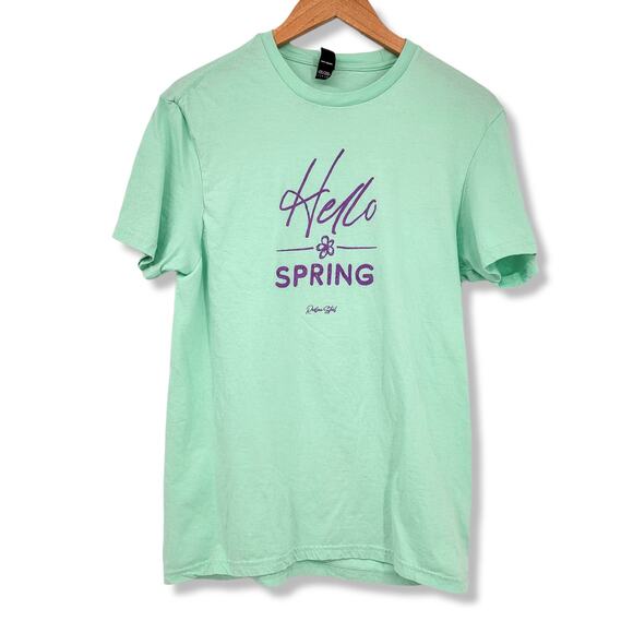 Hello Spring Women's T-Shirt‎ Size Small - Picture 1 of 10